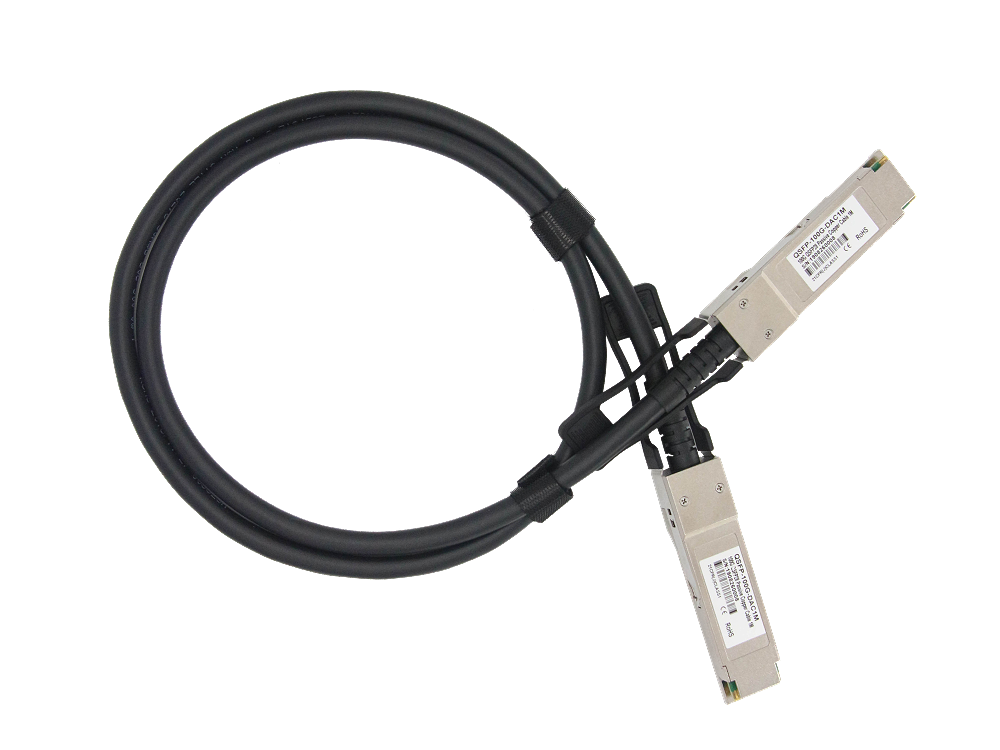 瞻博(Juniper)兼容QFX-QSFP28-DAC-1M QSFP28 轉 QSFP28 100G無源銅纜