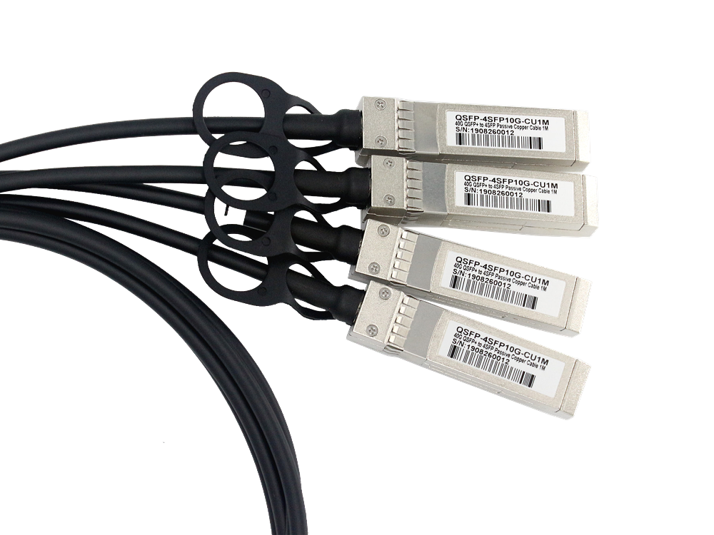 惠普(HP)兼容JG329A 40G QSFP+轉4SFP+ DAC高速堆疊線纜