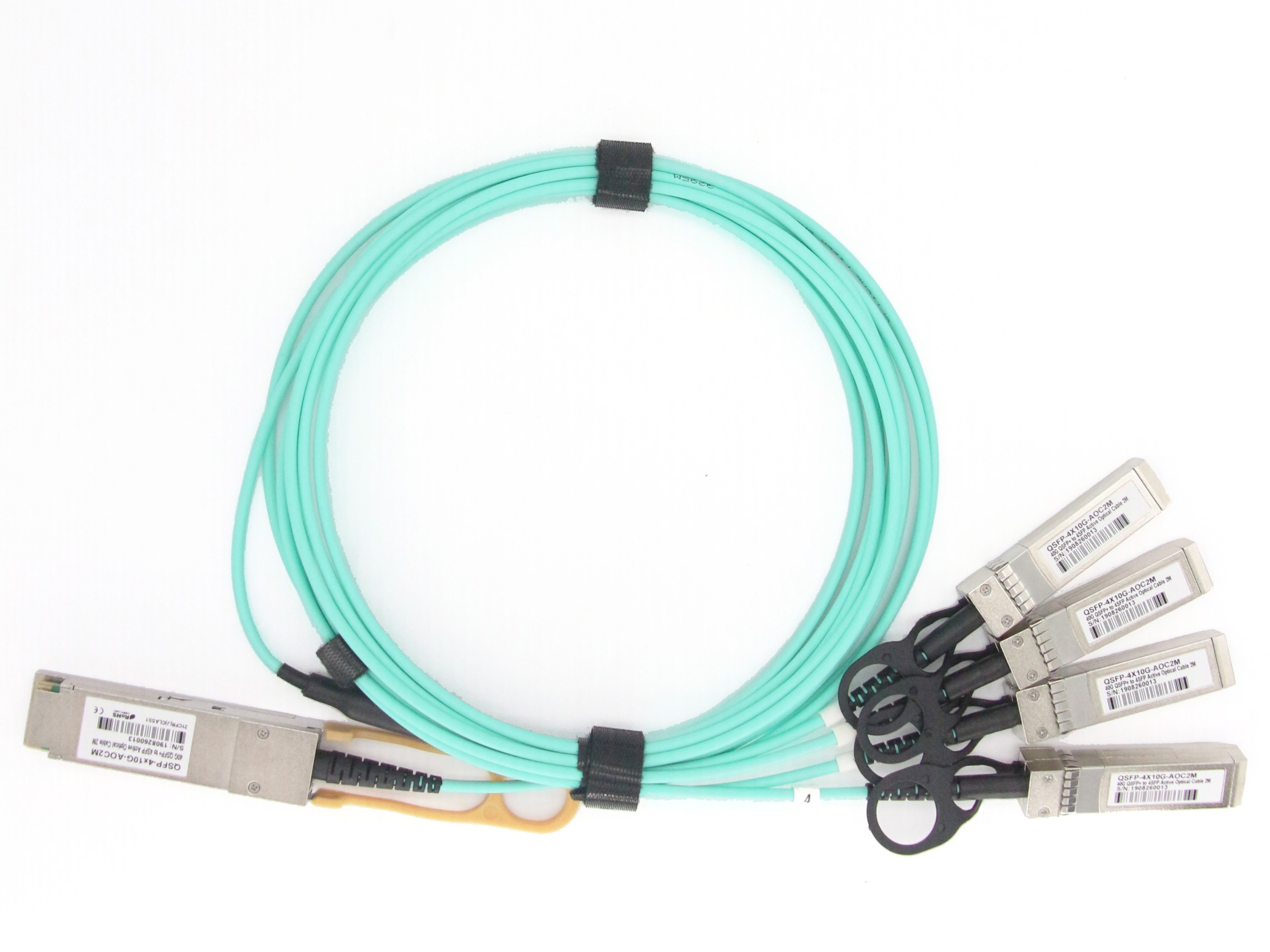 QSFP-4X10G-AOC1M H3C華3兼容 QSFP+ TO 4SFP+ AOC有源光纜電纜_副本