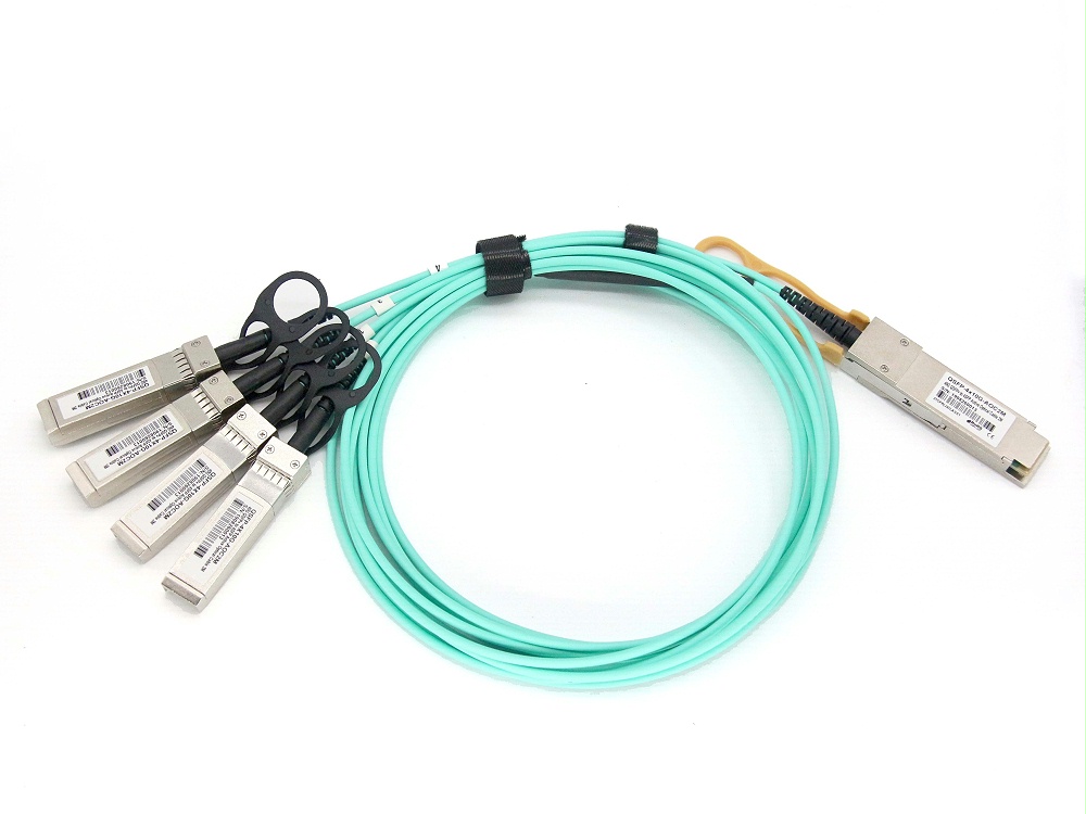 QSFP-4X10G-AOC1M H3C華3兼容 QSFP+ TO 4SFP+ AOC有源光纜電纜_副本