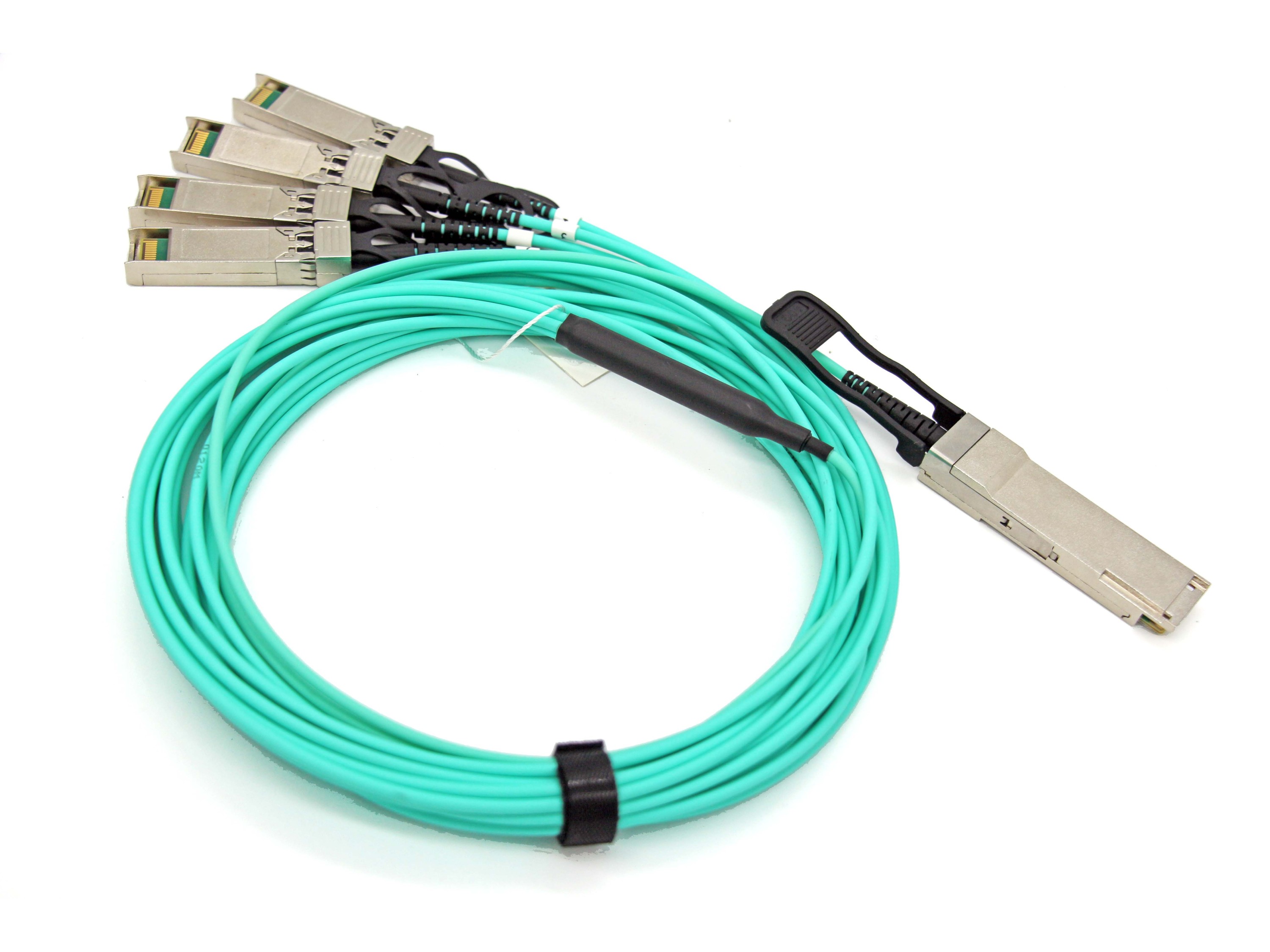 100G QSFP28 轉(zhuǎn)4SFP28 AOC有源光纜