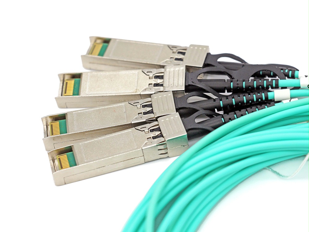100G QSFP28 轉4SFP28 AOC有源光纜