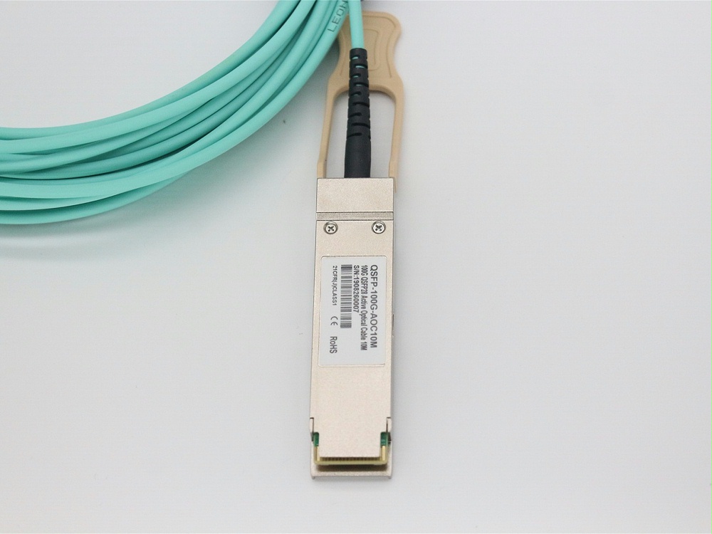 QSFP28-100G-AOC1M 銳捷RUIJIE兼容QSFP28 TO QSFP28 AOC有源光纜電纜 QSFP28-100G-AOC1M 銳捷RUIJIE兼容QSFP28 TO QSFP28 AOC有源光纜電纜